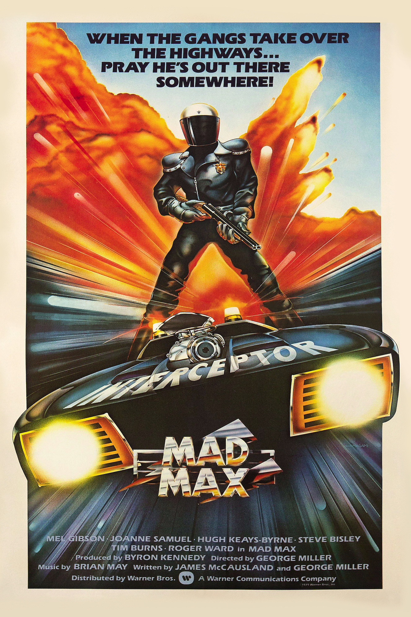 Poster - Mad Max, 1979, Australische actie sci fi thriller, Originele Filmposter Top Merken Winkel